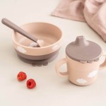USZKODZONE OPAKOWANIE: Zestaw na Lunch z Bidonem Playground - Powder / Done by Deer
