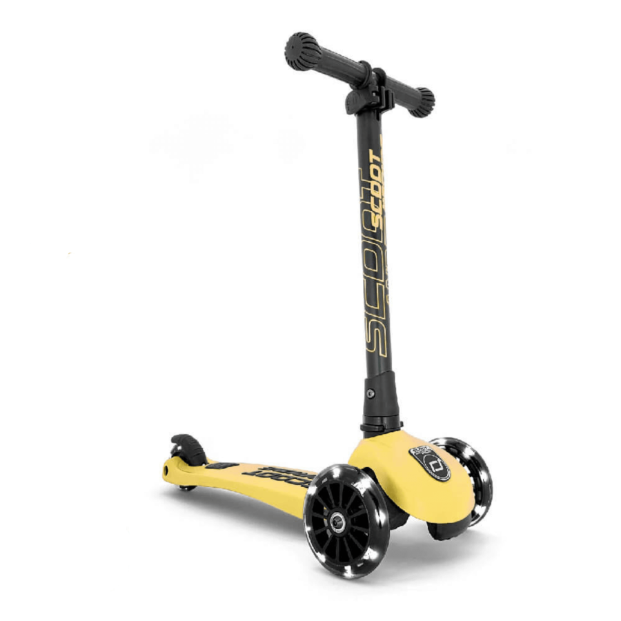 Highwaykick 3 LED Hulajnoga składana ze świecącymi kółkami 3+ Lemon kolekcja Icecream / Scootandride