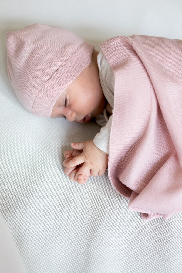 Zestaw merino Cozy - delikatny róż / Yarnami