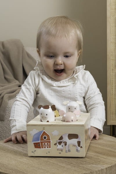 Drewniana zabawka pop-up Little Farm FSC / Little Dutch