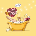 "COZY HUG IN A TUB" - płyn do kąpieli, 40ml / Dresdner Essenz