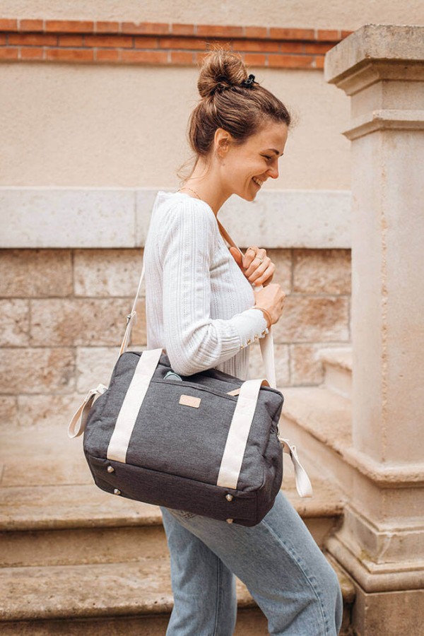 Torba dla mamy Paris Dark heather grey / Beaba