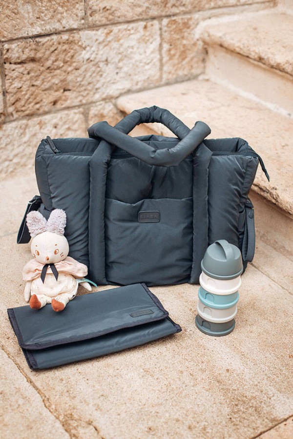 Torba dla mamy Puffy Paris Dark heather grey / Beaba