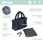 Torba dla mamy Puffy Paris Dark heather grey / Beaba