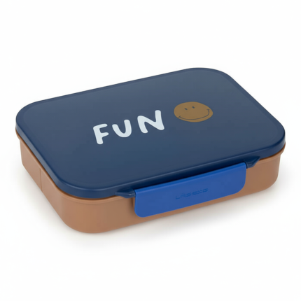 Lunchbox Bento z przegródkami Little Gang - Smile navy / Lassig 