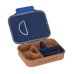 Lunchbox Bento z przegródkami Little Gang - Smile navy / Lassig