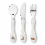 Zestaw sztućców ze stali nierdzewnej Little Mateys - royal blue / Lassig