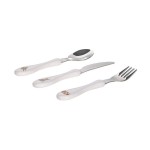 Zestaw sztućców ze stali nierdzewnej Little Mateys - royal blue / Lassig