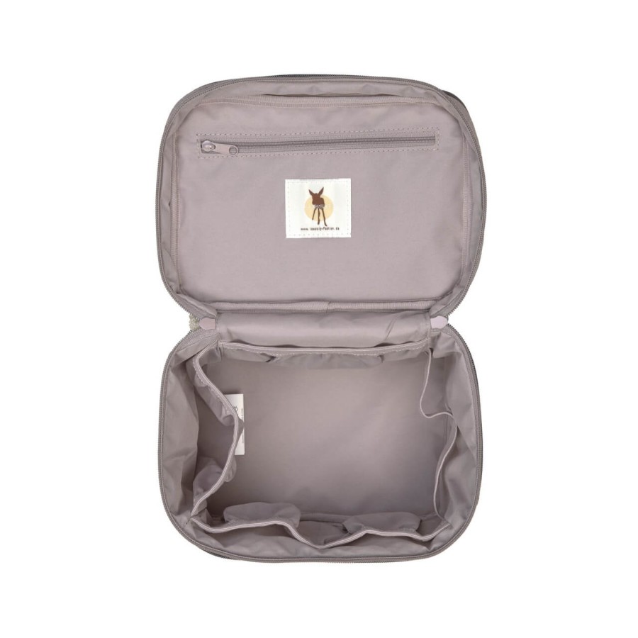 Kuferek podróżny na akcesoria Blocks taupe / Lassig