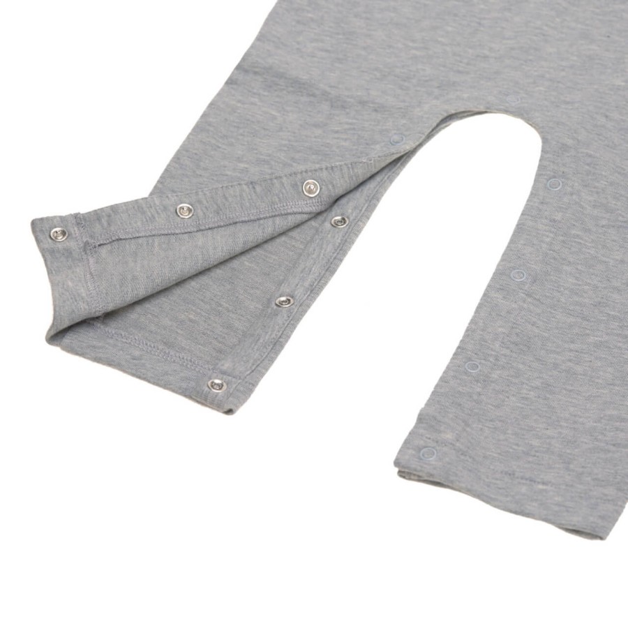 Kombinezon dziecięcy GOTS - heather grey melange / Lassig