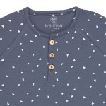 Kombinezon dziecięcy GOTS - triangle blue / Lassig