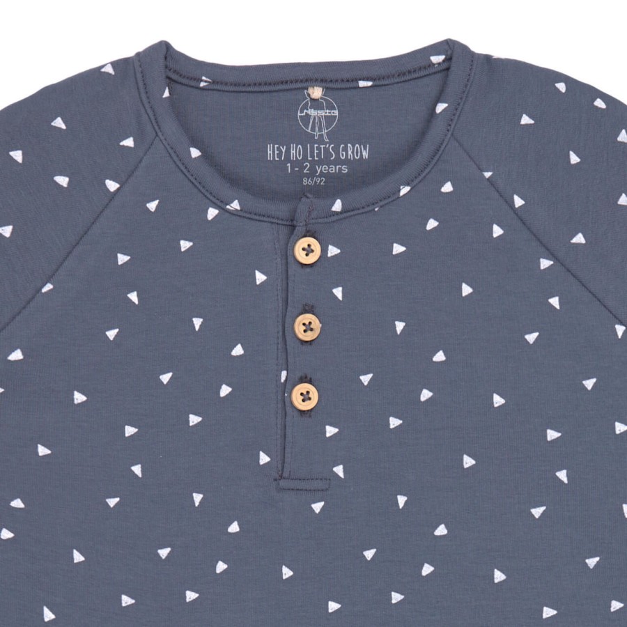 Kombinezon dziecięcy GOTS - triangle blue / Lassig