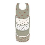 Materiałowe śliniaki Little Forest, 5 szt. - Fox / Lassig