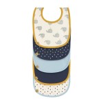 Materiałowe śliniaki Little Water, 5 szt. - Whale / Lassig