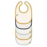 Materiałowe śliniaki Little Water, 5 szt. - Whale / Lassig