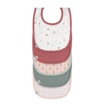 Materiałowe śliniaki Garden Explorer, 5 szt. - Snail / Lassig