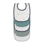 Materiałowe śliniaki Garden Explorer, 5 szt. - Tractor / Lassig