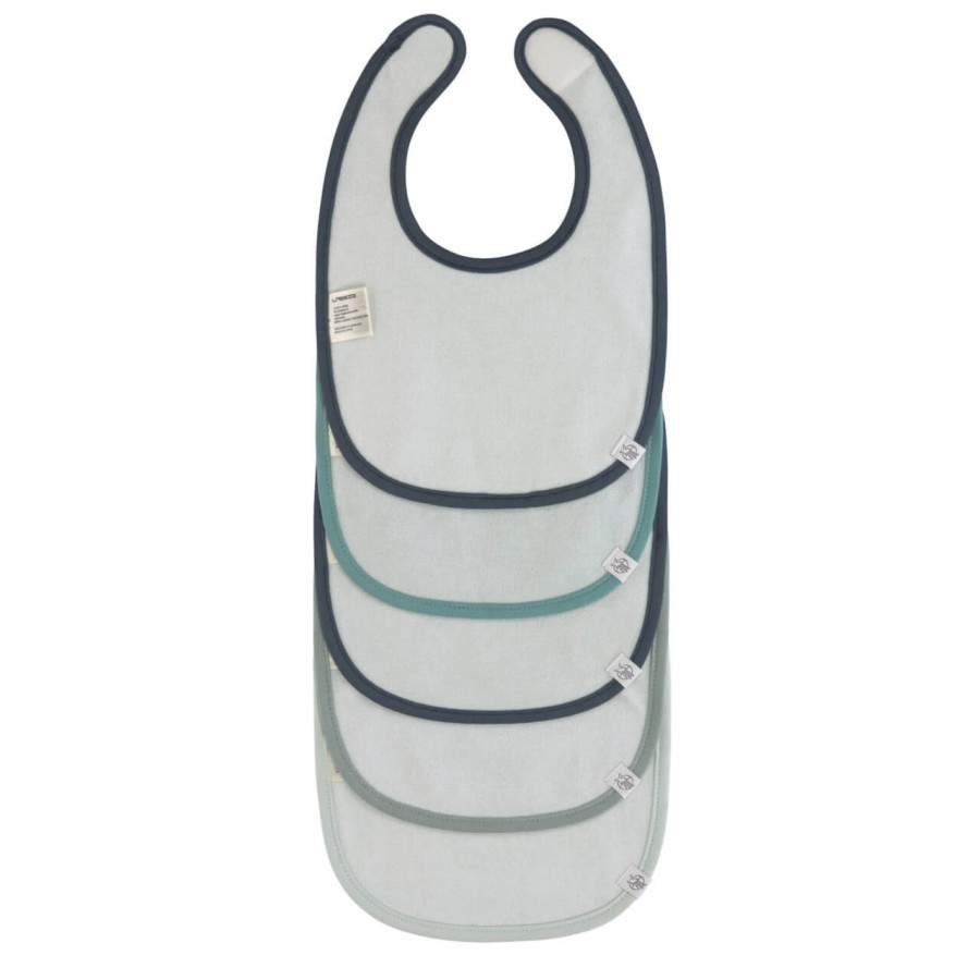 Materiałowe śliniaki Garden Explorer, 5 szt. - Tractor / Lassig