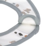 Materiałowe śliniaki Tiny Farmer, 5 szt. - Sheep blue / Lassig