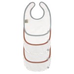 Materiałowe śliniaki Tiny Farmer, 5 szt. - Sheep blue / Lassig