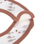 Materiałowe śliniaki Tiny Farmer, 5 szt. - Goose lilac / Lassig