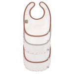 Materiałowe śliniaki Tiny Farmer, 5 szt. - Goose lilac / Lassig