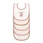 Materiałowe śliniaki About Friends, 5 szt. - Chinchilla / Lassig