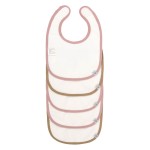 Materiałowe śliniaki About Friends, 5 szt. - Chinchilla / Lassig