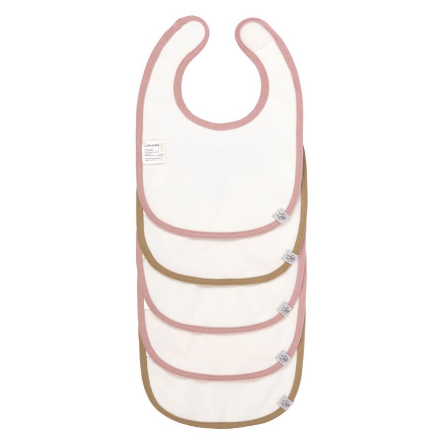 Materiałowe śliniaki About Friends, 5 szt. - Chinchilla / Lassig