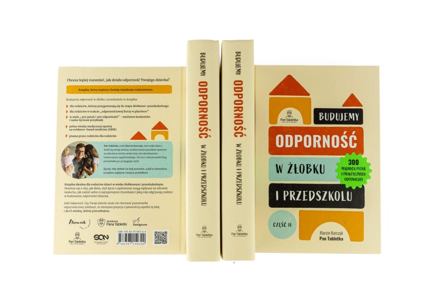Książka “Budujemy odporność w żłobku i przedszkolu” / Pan Tabletka