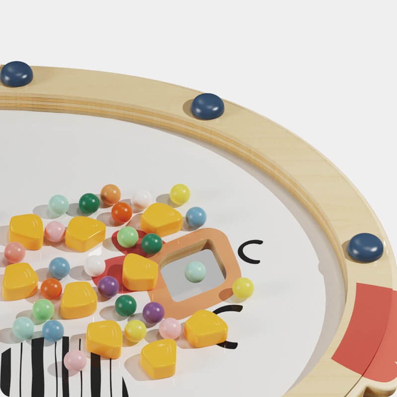 Drewniana gra zręcznościowa Nakarm kurę, 3+ / TOPBRIGHT