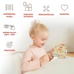 Drewniana gra zręcznościowa Nakarm kurę, 3+ / TOPBRIGHT