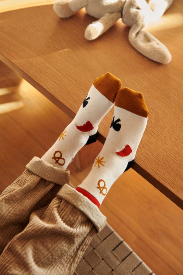 Skarpetki Silas, 3-pack - Holiday, sandy mix / Liewood