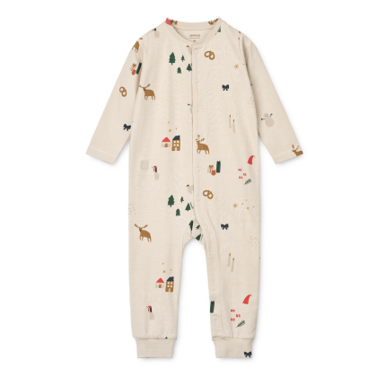 Piżama Birk - holiday, sandy / Liewood