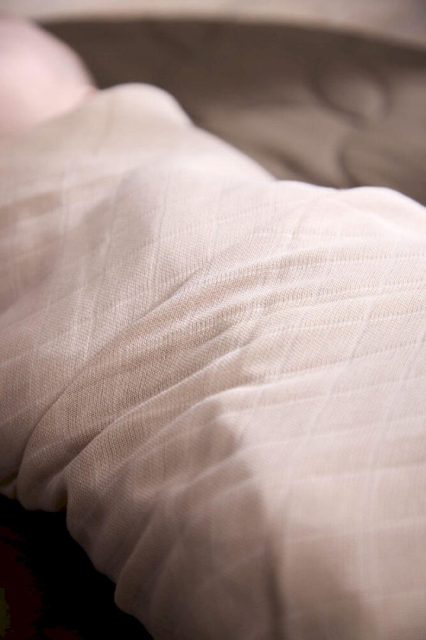 Pieluszka muślinowa 120 x 120 cm - Warm Grey / Filibabba