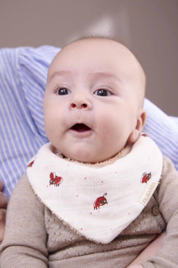 Śliniak, bandana - Lucky + Amber Brown / Filibabba