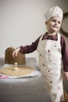 Fartuch haftowany i czapka GOTS Wonderful Winter / Filibabba