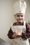 Fartuch haftowany i czapka GOTS Wonderful Winter / Filibabba