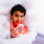 Słoik sensoryczny do napełnienia wodą - szary / Glo Pals