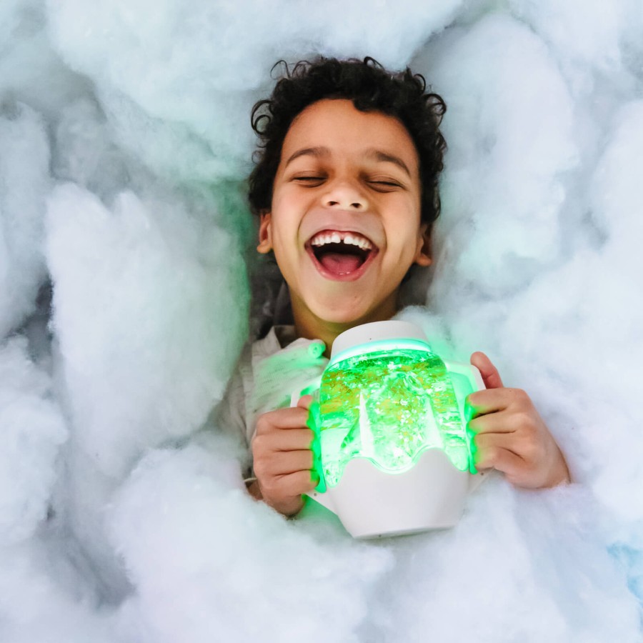 Słoik sensoryczny do napełnienia wodą - szary / Glo Pals