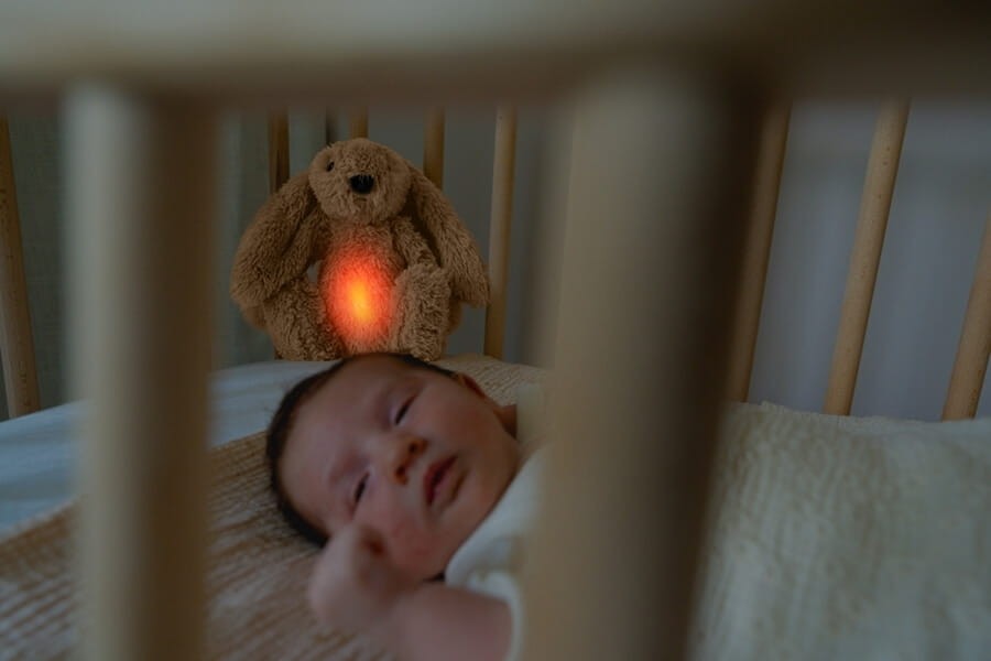 RO Szumiąca Lampka Nocna Królik Beige / Zazu