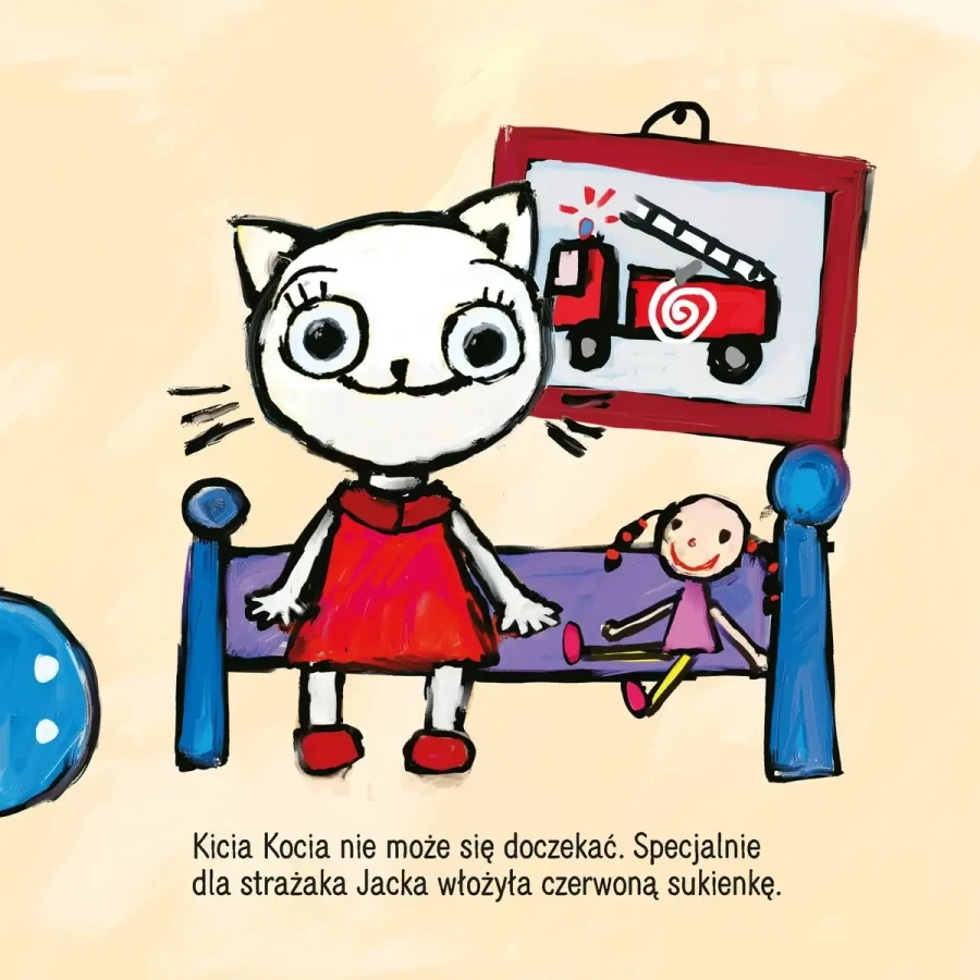 Kicia Kocia poznaje strażaka / Wydawnictwo Media Rodzina