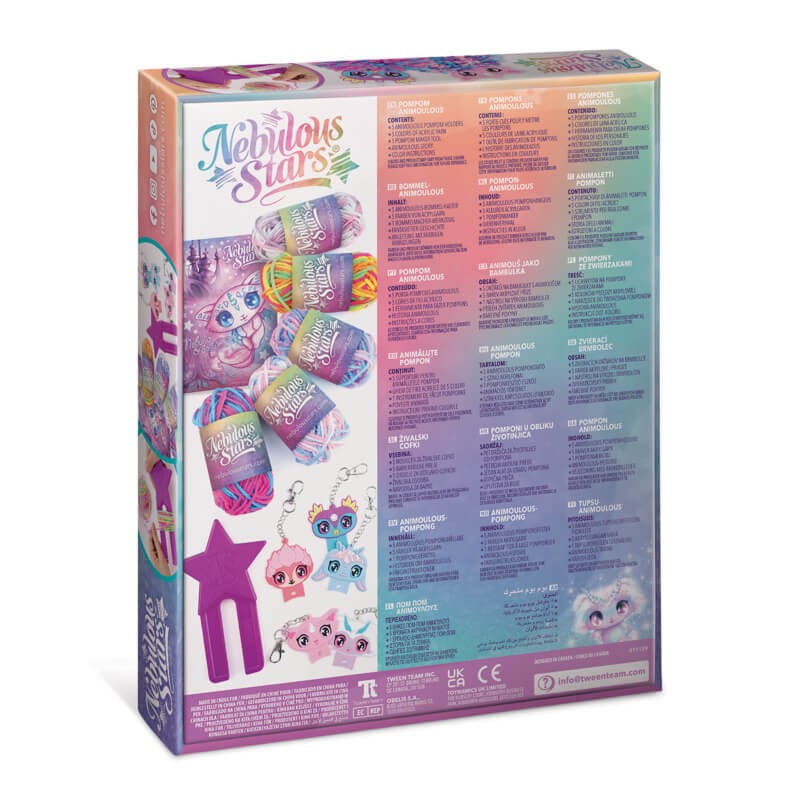 Zestaw do robienia breloczków z pomponami / Nebulous Stars