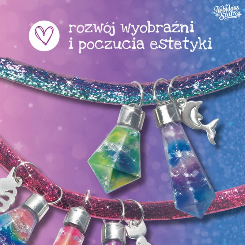 Zestaw do robienia biżuterii Nebulia  – kryształy 7+ / Nebulous Stars