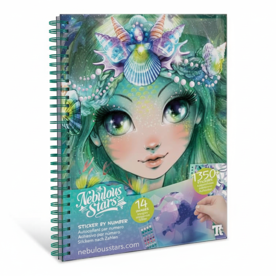 Wyklejanka – obraz po numerach M Marinia 8+ / Nebulous Stars