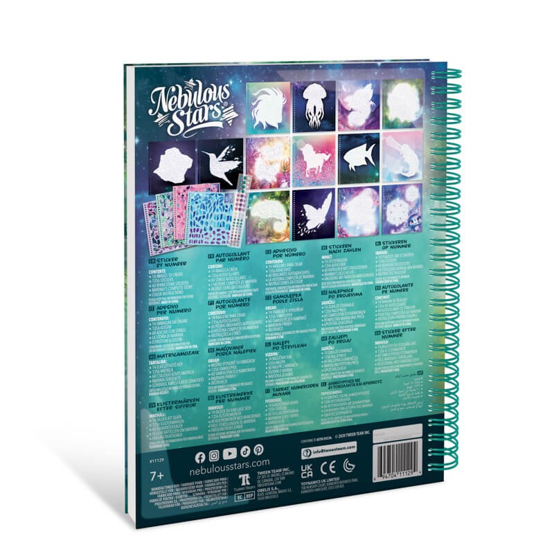 Wyklejanka – obraz po numerach M Marinia 8+ / Nebulous Stars