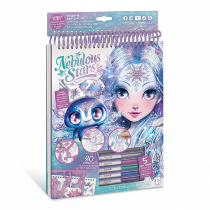 Szkicownik z metalicznymi pisakami M Iceana / Nebulous Stars