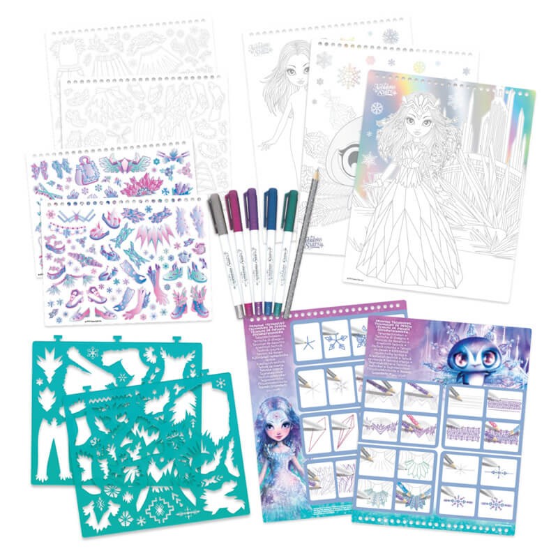 Szkicownik z metalicznymi pisakami M Iceana / Nebulous Stars