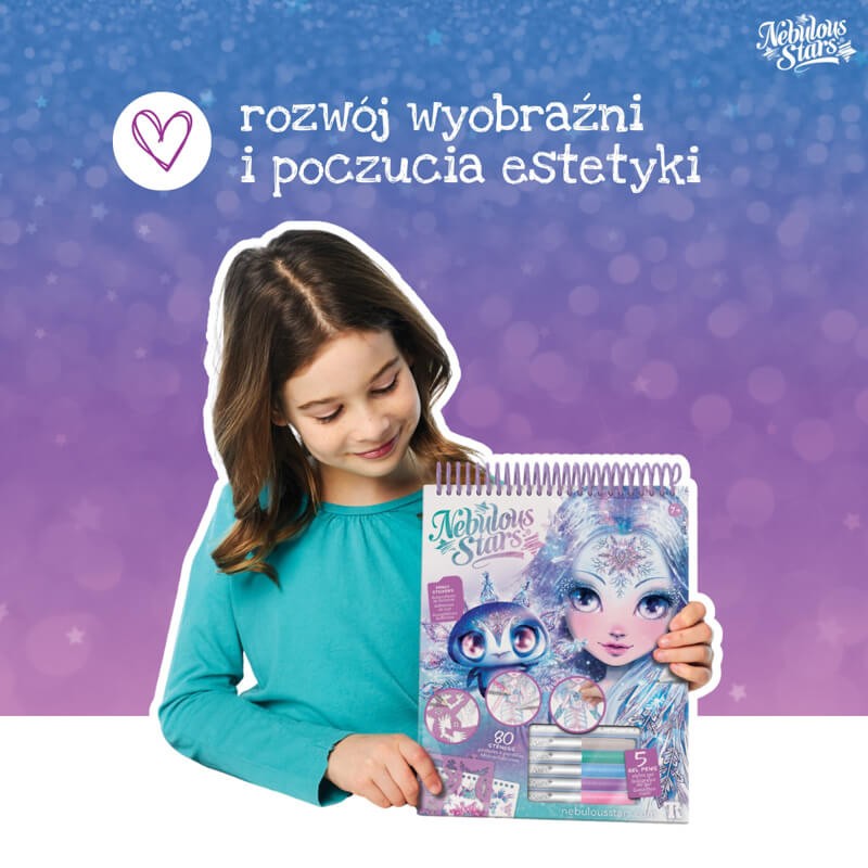 Szkicownik z metalicznymi pisakami M Iceana / Nebulous Stars