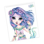 Szkicownik z kredkami, szablonami i naklejkami M Nenuphia Nebulous / Nebulous Stars